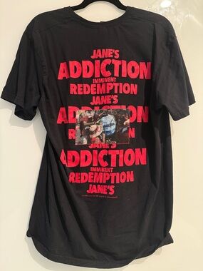 Black Jane’s Addiction Graphic Crewneck T-Shirt